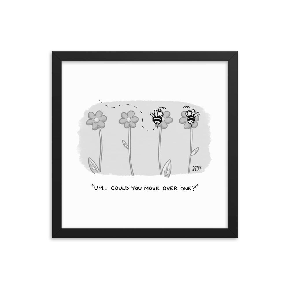 Bee Polite | Framed Print